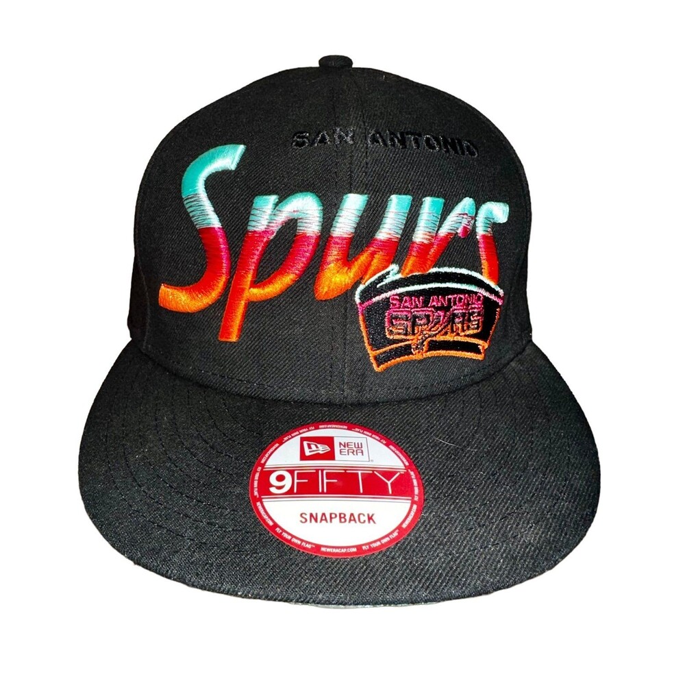 San Antonio Spurs New Era Fifty9 NBA Snapback Adjustable Hat Cap